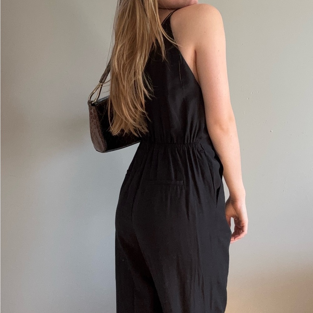 Mango Suit Black Pant Jumpsuit - Picture 2 of 5